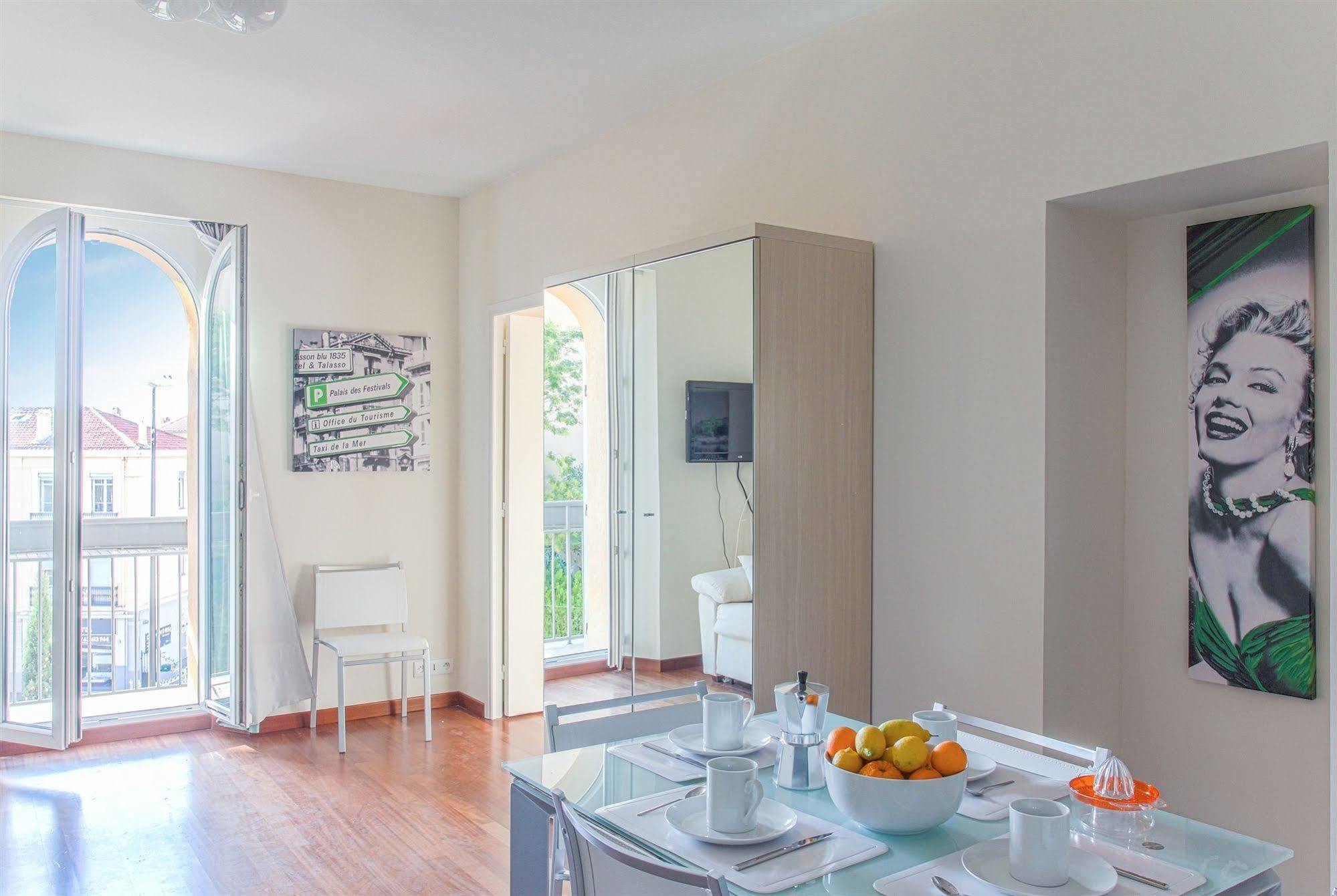 Appartements Villa Les Palmes Cannes Exteriér fotografie